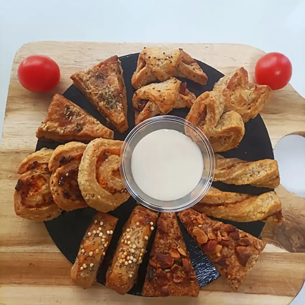 Feuilletés salés sans gluten | Traiteur La Mie Lucius