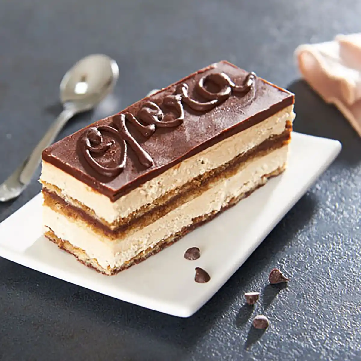 Opéra au café et chocolat noir sans gluten et sans lactose | La Mie Lucius